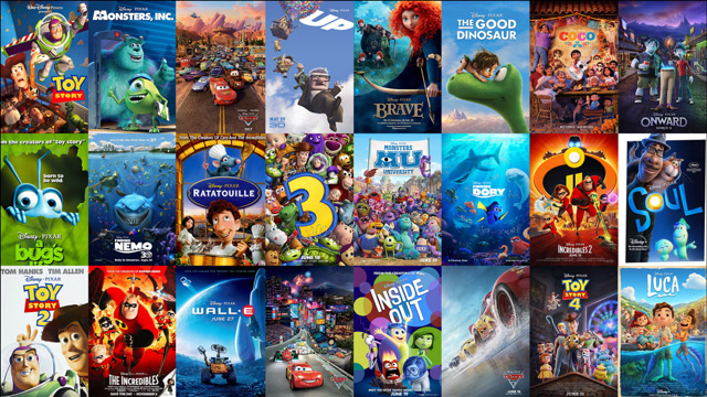26年24部皮克斯动画电影你都看过吗