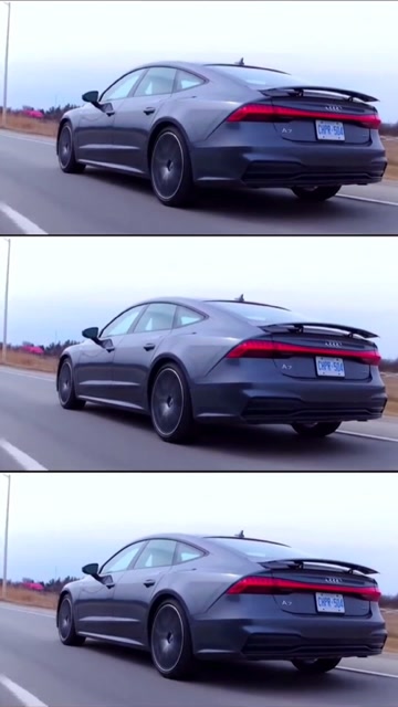 当奥迪a7尾翼升起的那一刻,你是否心动了