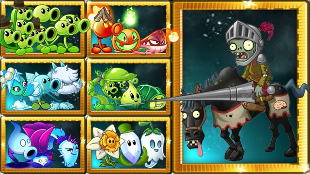 植物大战僵尸:100级巨人僵尸大战植物组合