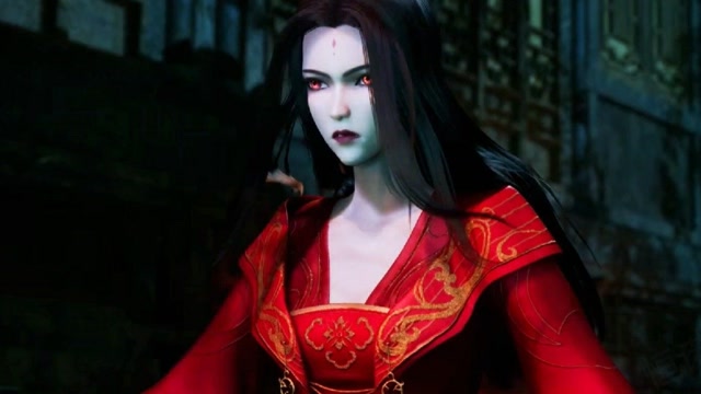 红衣女鬼你都下得去手?#动漫