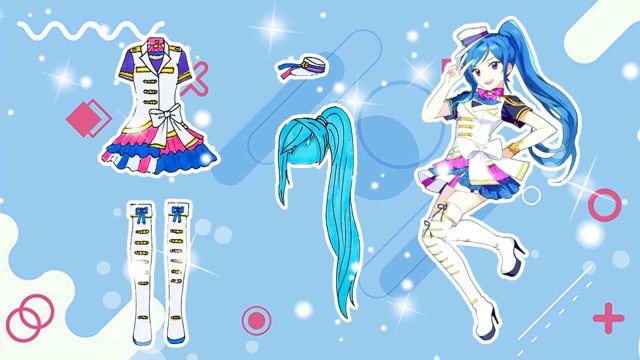 《菲梦少女》宋诗语纸娃娃装扮