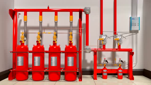 有管网气体灭火视频演示