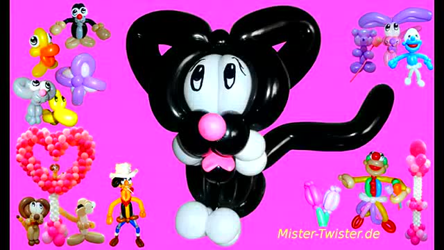 魔术气球视频教程-小猫_标清