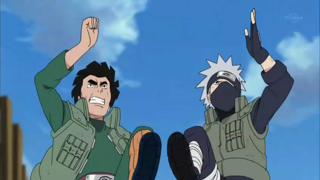 模拟老师间的对决:旗木卡卡西vs迈特凯!