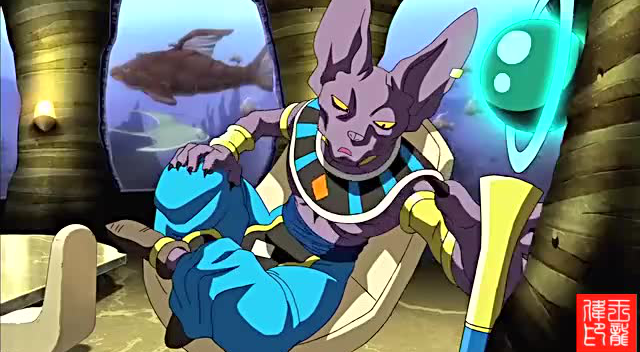 全王大人给破坏神比鲁斯打电话要约见孙悟空,比鲁斯吓坏了