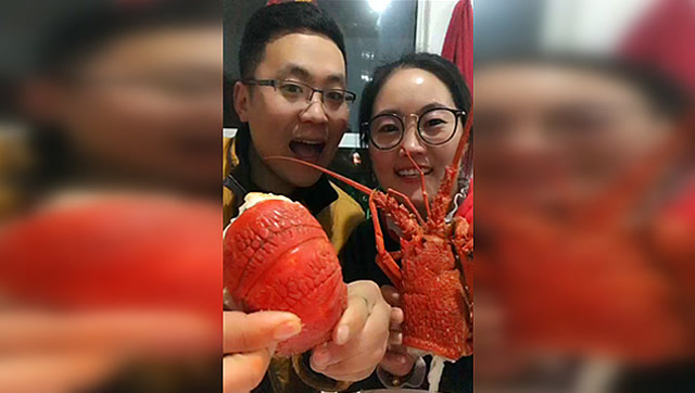 土豪姐姐澳龙继续啃,弟弟啃的真带劲看着都过瘾,我变成陪吃啦!