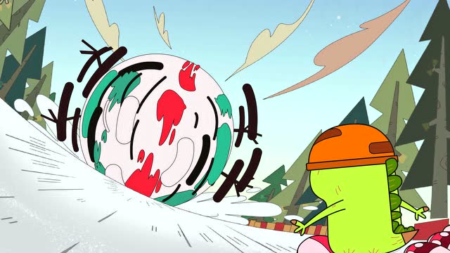 《哈哈大冒险》第二季之哈小龙滑雪