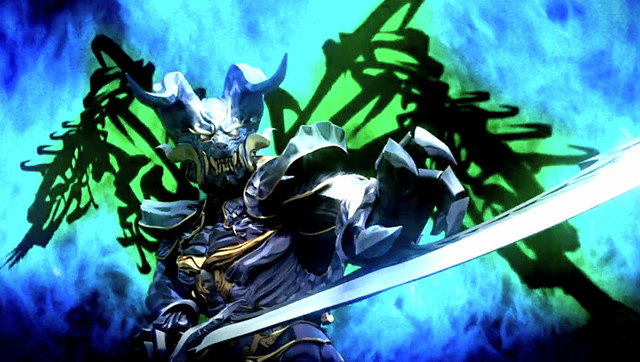 牙狼力竭,雷欧变身闪光骑士狼怒,将与假雷欧展开决战