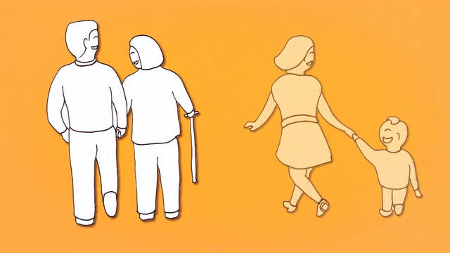 牵着你的手,慢慢走