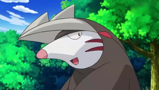 神奇宝贝艾莉丝的龙头地鼠终于肯听话了