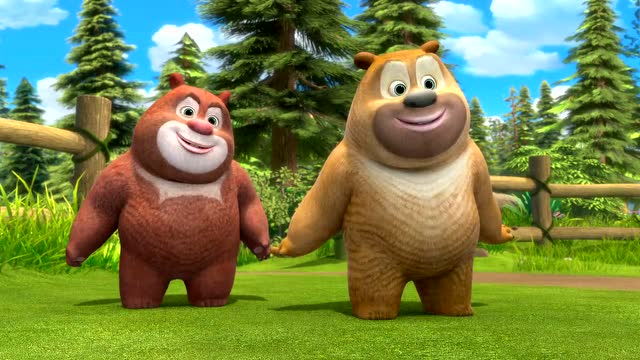 熊熊乐园 熊大熊二来找凯特爸爸帮忙