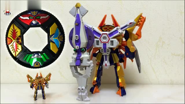 [大鹏评测]侍战队真剑者dx 大龙虾 海老折神 合体乌贼折神