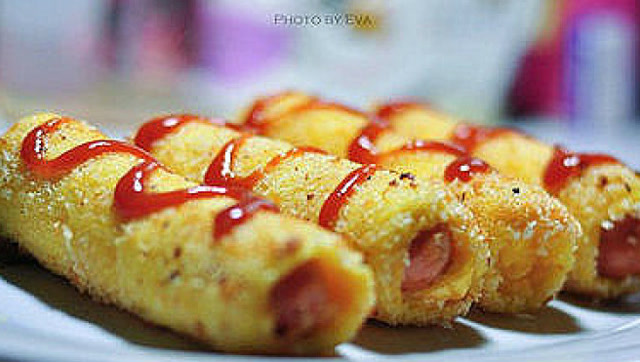 超级好吃的芝士火腿肠!简单美味易做!