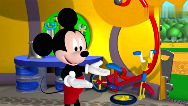 《米奇妙妙屋》米老鼠找车认识形状 唐老鸭和米老鼠益智动画片