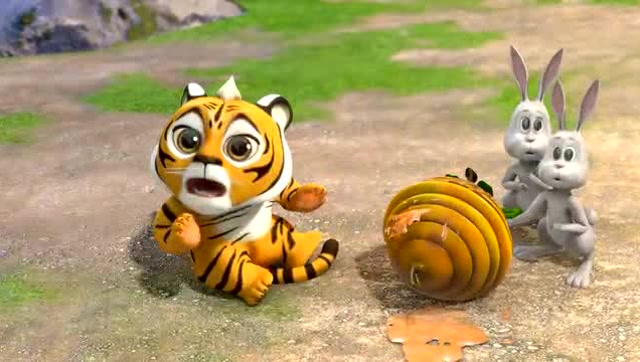 熊出没之探险日记 赵琳找到了虎妞的孩子仔仔