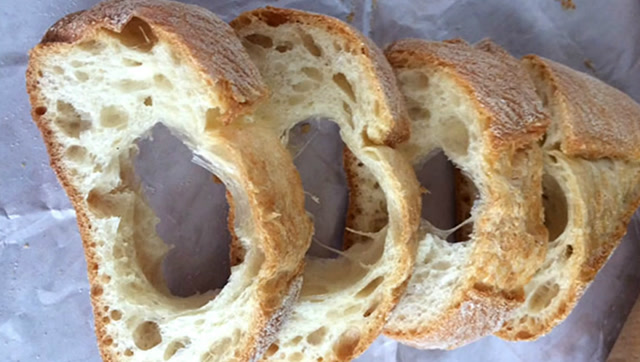 超市买的空心面包感觉被坑了!你有这样的经历吗?