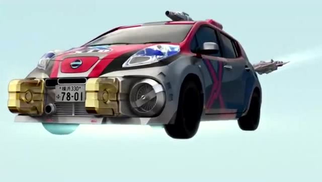 艾克斯奥特曼:巡逻车与飞机合体——空战马斯凯迪形态!