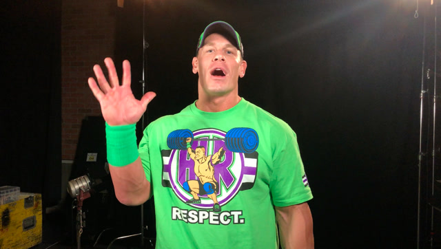 wwe明星约翰斯塞纳中文邀请中国观众收看摔跤狂热大赛