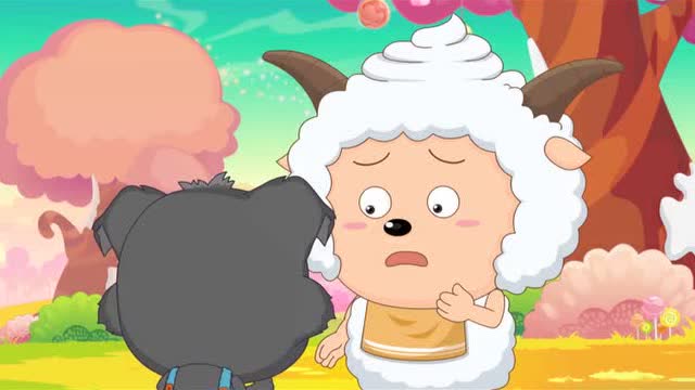 懒羊羊和小灰灰要互帮互助解决烦恼