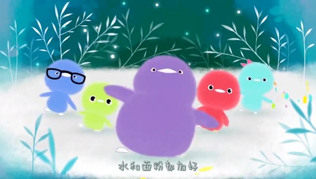 小鸡彩虹儿歌 做蛋糕