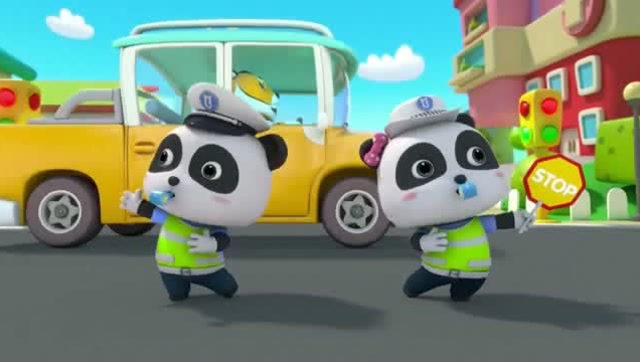 奇妙儿歌音乐剧 奇奇妙妙变身交通警察帮助小汽车