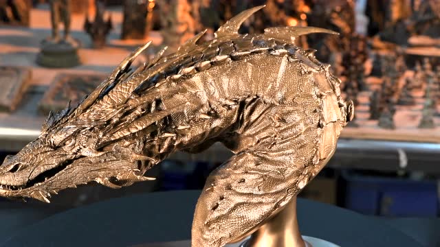 奥格瑞玛工作室魔戒主题铜雕《黄金史矛革》