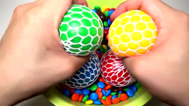 趣味早教:弹力球玩一玩,学习颜色