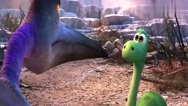 《恐龙当家》翼龙追杀小恐龙和小野人,不料小野人的性格也太凶残了吧