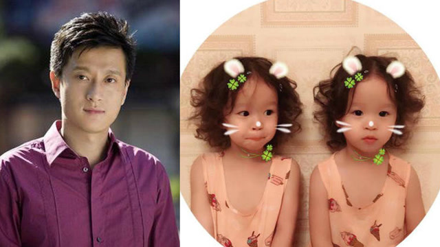 一个快被遗忘的男演员,娶了圈外的娇妻,今双胞胎女儿乖巧可爱