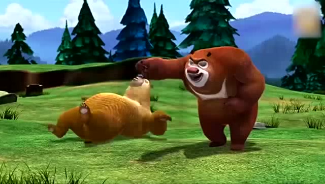 一只小青蛙钻进了光头强的裤子里,引得他大叫起来,太好笑了!