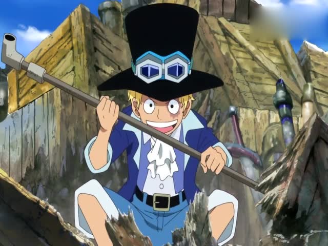 《海贼王》终于知道萨博的水管哪儿来的了,打不赢暴君熊直接拿水管