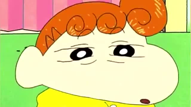 蜡笔小新的妹妹小葵肚子饿了自己动手冲牛奶吃,太萌了