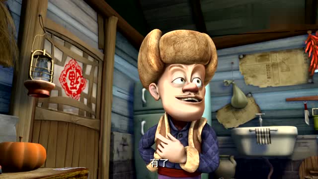 熊出没:光头强在车站卖板栗,没想到一抢而空,生意太火爆了