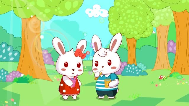 兔小贝和兔小美玩吹泡泡,小美不小心误食了泡泡水,这可怎么办呢