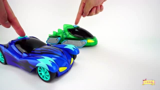 睡衣小英雄 超炫酷的猫车和飞壁侠机动车