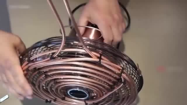 4个牛人自制的强力冷风机,这下空调都不用买了,够凉快