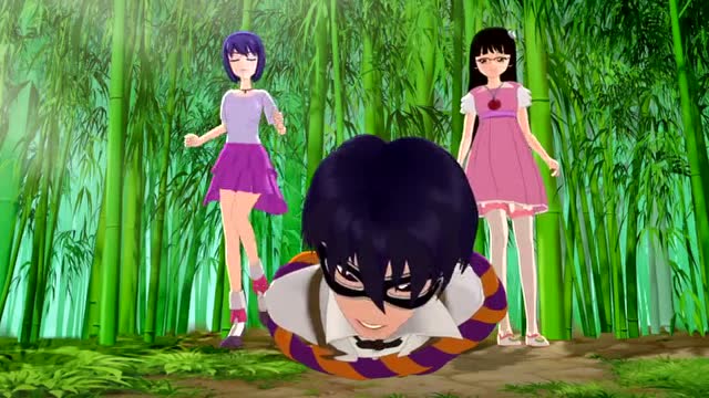 艾可魔法少女乐英她们抓住了蒙面人他是令晨吗