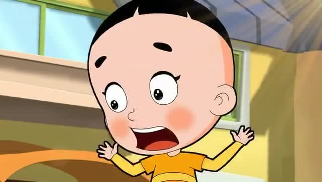 大头儿子想吃炸鸡腿和炸薯条,围裙妈妈不同意