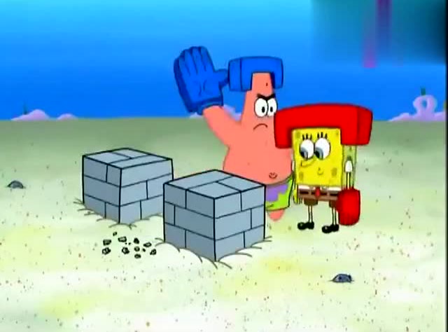 派大星空手道是哪学的,海绵宝宝都不敢相信,果然天才啊