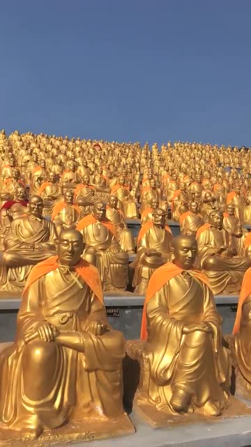 最近这个视频火了!八百罗汉