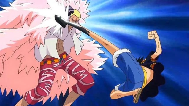 海贼王:路飞大战多弗朗明哥!王者的对决!