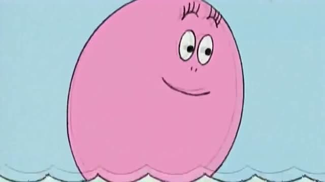 《巴巴爸爸》巴巴宝宝学鱼海上跳跃,突然遇到大鲨鱼,爸爸变招