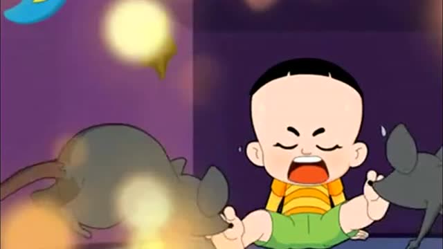 大头儿子:这老鼠厉害了!竟然嚣张的咬着大头儿子的脚!
