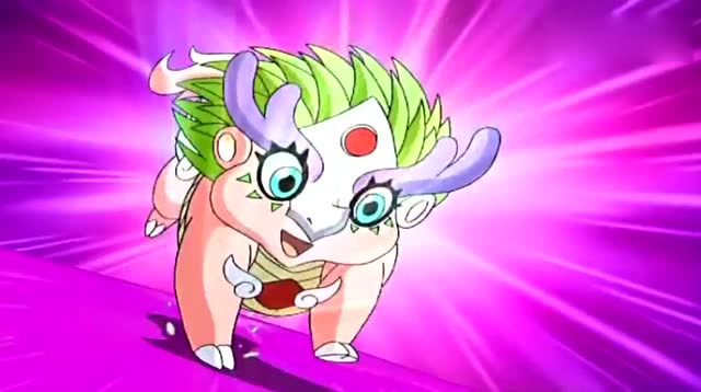 神兵小将天晶兽和紫剑兽双双变身问天双剑合璧激战虚荣将军