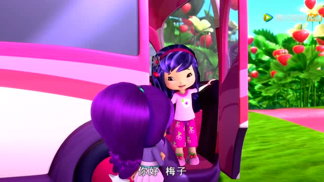 《草莓甜心》莓子去找樱桃吉吉想要把演奏会推迟一天
