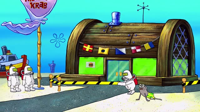 蟹老板店里发生了什么,病毒入侵?