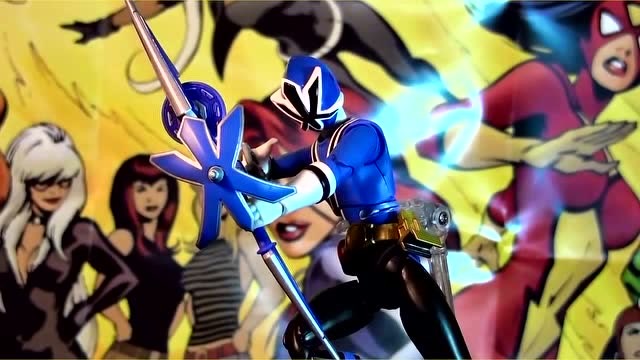 《侍战队真剑者》自拍shf玩具实物开箱展示动画!"真剑蓝"