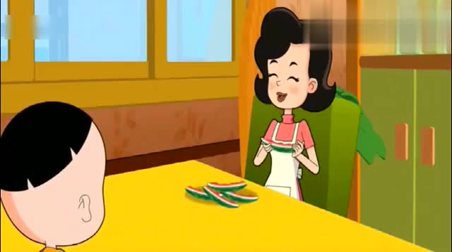 大头儿子和小头爸爸比谁先听到围裙妈妈放屁