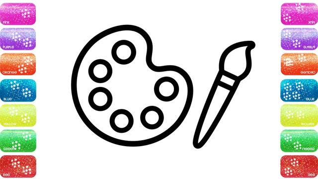 儿童简笔画,可爱小画板