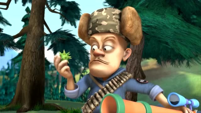 熊出没之环球大冒险:看到了熊大,光头强肯轻易放过他吗